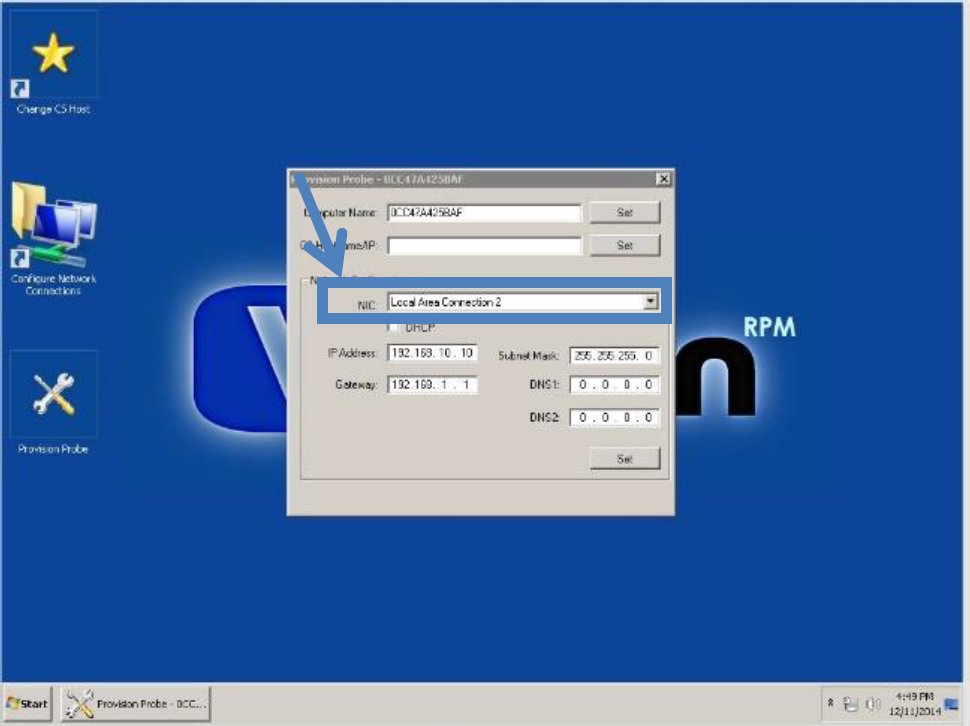 Figure 8.2.2. Volicon Scout Desktop – Provision Probe.exe.